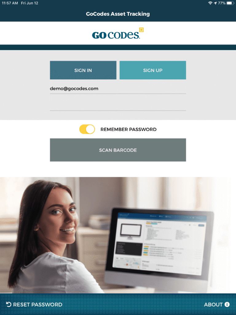 GoCodes dashboard