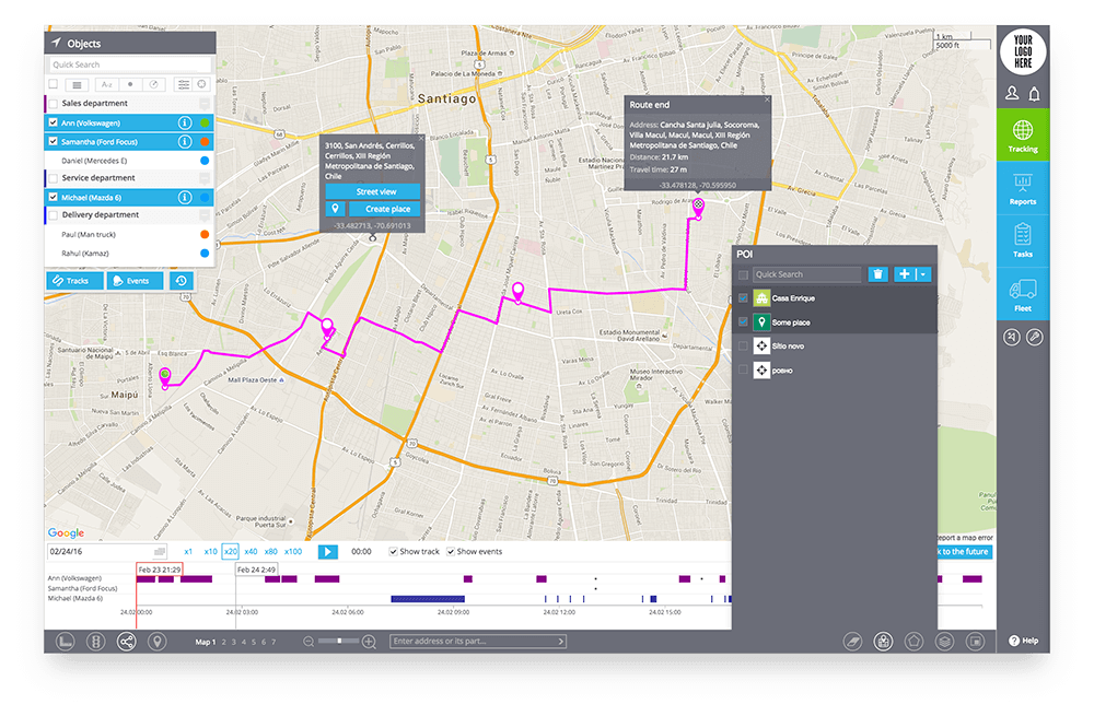Navixy dashboard