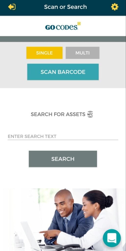 GoCodes dashboard