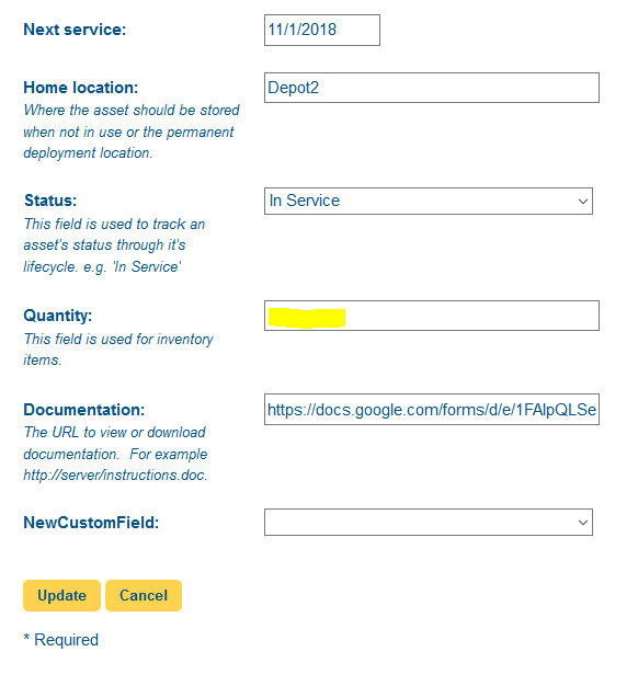 enable inventory tracking