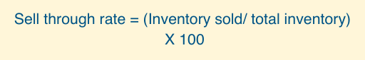 sell through rate inventory metric