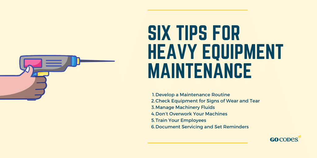 tips for equipment maintenance