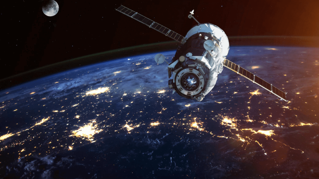 satellite in orbit