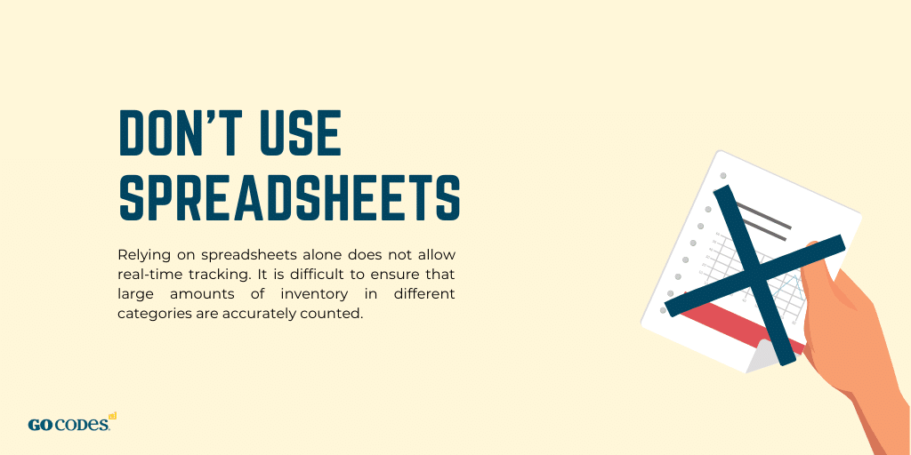 using spreadsheets for inventory tracking