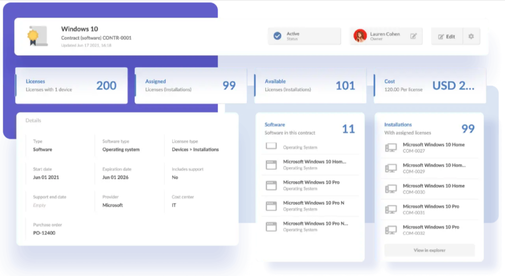 InvGate dashboard