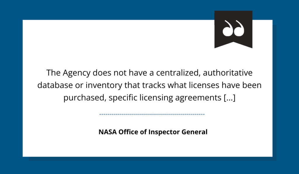 NASA office of Inspector General quote