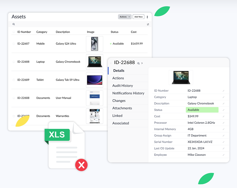 Asset Panda dashboard