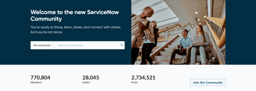 ServiceNow dashboard