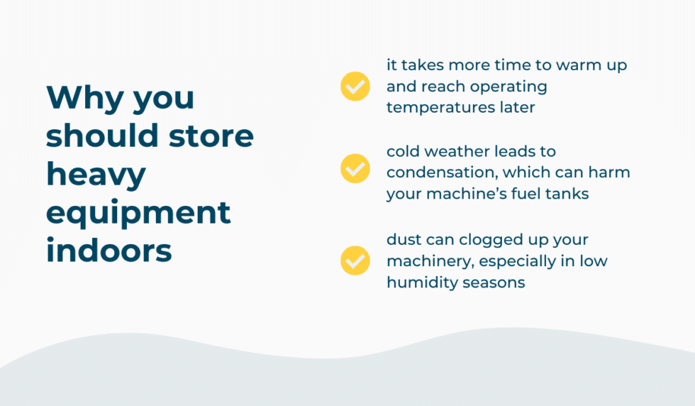 Tips for Heavy Equipment Storage Gocodes Asset Management