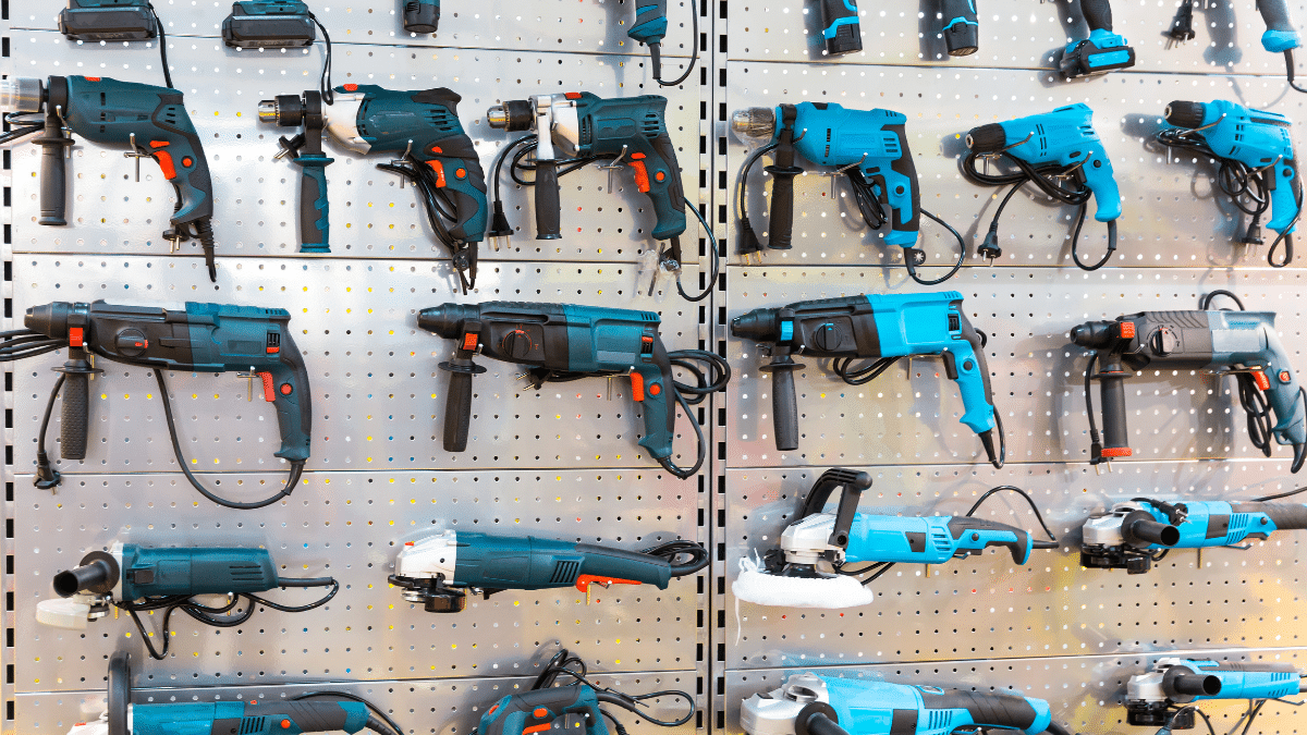 how should power tools be stored?