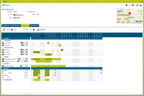 geoCapture dashboard
