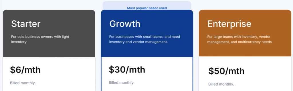 Vencru dashboard