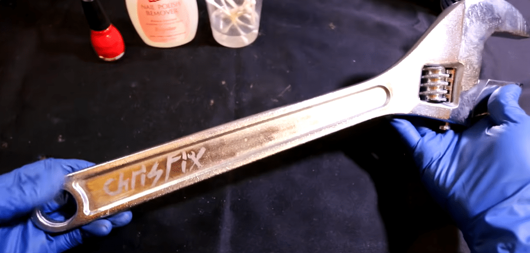 Etch Your Name Into Your Metal Tools Easily and Permanently