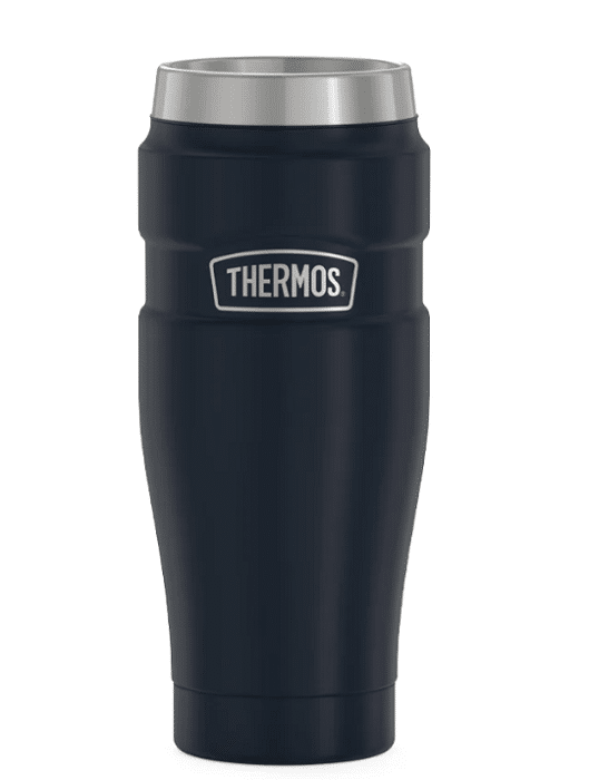 Thermos Stainless King 20-Ounce Travel Tumbler with 360 Drink Lid,  Stainless Steel & Thermos Stainless King Can Insulator with 360 Degree  Drink Lid, Stainless Steel 