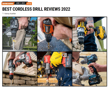 Best Cordless Drill For Home Use - Pro Tool Reviews