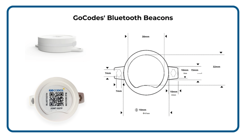 GoCodes Bluetooth beacons