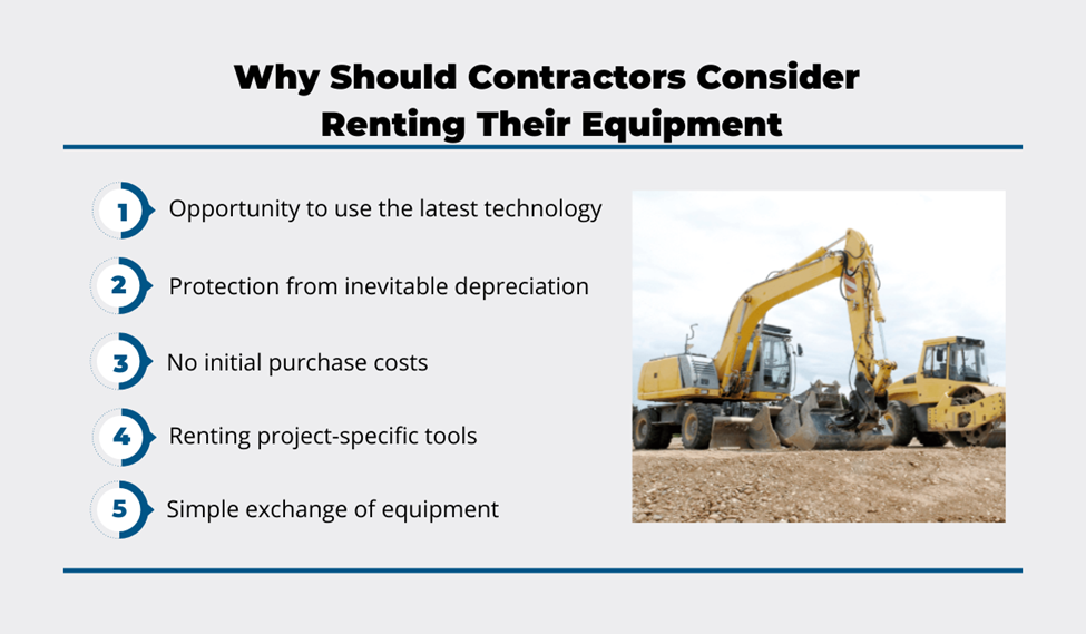 reasons to rent construction equipment