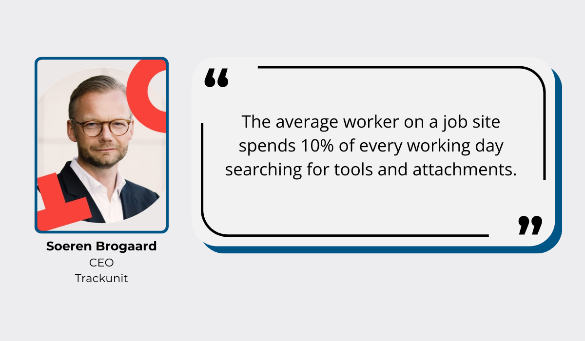 Soeren Brogaard quote : Searching for tools and attachments