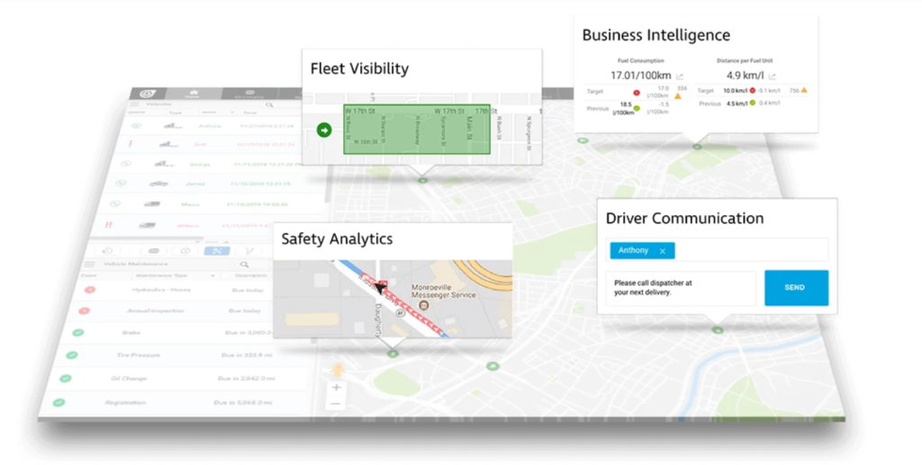 Teletrac Navman product screenshot