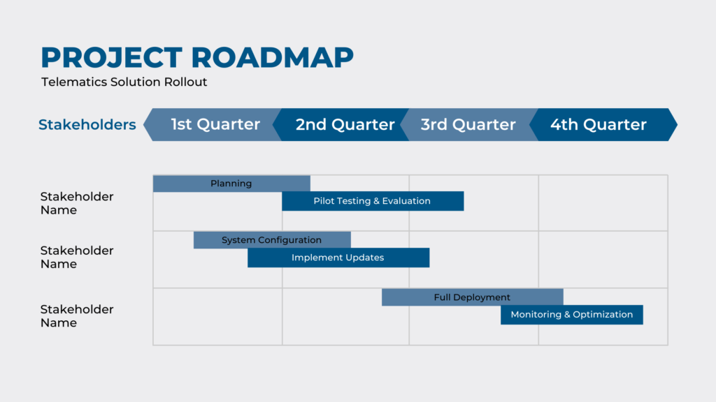 Project roadmap 