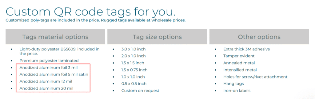 GoCodes dashboard