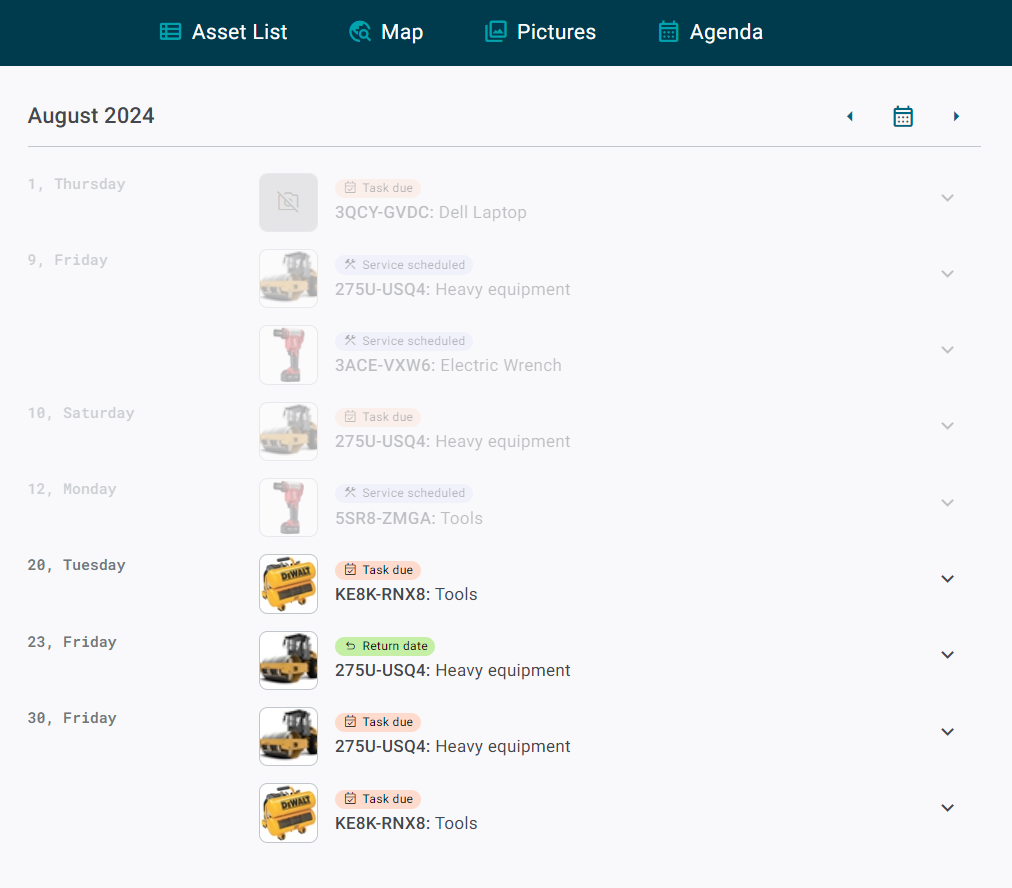 GoCodes dashboard
